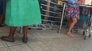 Upskirt with a windy ass. MOV