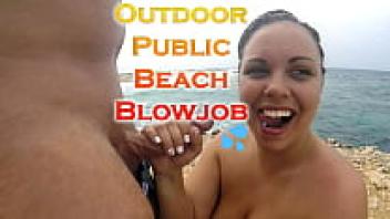 A Blowjob from the Perspective of an Outdoor Public Beach - Preview - ImMeganLive