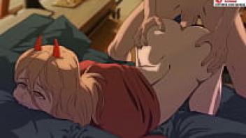 Having sexual relations with Denji (Chainsaw Man Hentai) to gain power