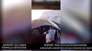 A couple making out in front of their home is captured on camera by Voyeur.