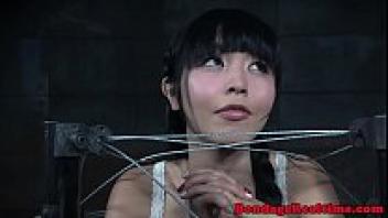During the bdsm, Dildo was a huge fan of Asian drooling.