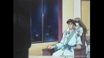 In an anime film, a Japanese teenager named BDSM mounts a cock.