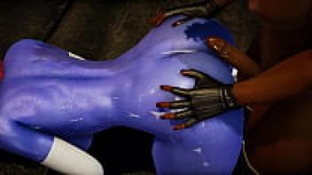 The 3D pornographic film Futa X Men has Mystique being dolled up by Storm.