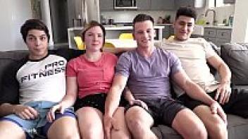 Big cock splits holes and rimming for the first time! This is the TEEN ORGY!