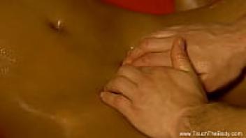 A Yoni massage done on the vaginal region of a woman so that she can have fun