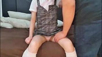 Half an innocent teen pussy was pummeled.
