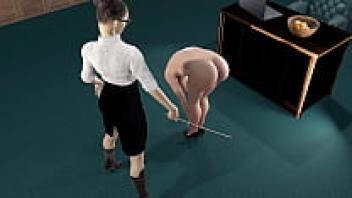 Principled BDSM is a brief caning animation.