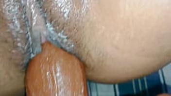 Village girl's first time pussy-loving