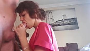 babety brunette licking and jerking off cock - collection
