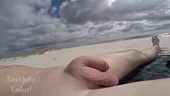 Xnxx John Beach silver thong.