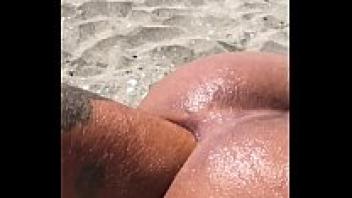 Public fist on the nude beach, BG