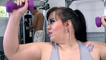 Chubby O'Mya BBW Enjoys a BBC After Working Out JM1370.