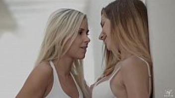 Dido Angel cums on her girlfriend's fingers in Nubile Films