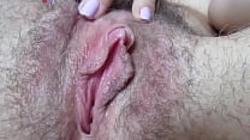 BIG CLIT HAIRY PUSSY FINGERING