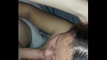 Riding in the hotel and getting a rich blowjob