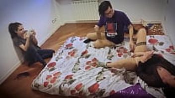Erasmus Students Attend a Sex Party Rather Than Studying: Homemade Sextape by Amateur Exchange Students