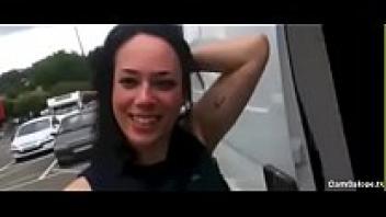 Strangers give a real French milf girl named Francaise a severe gang bang.