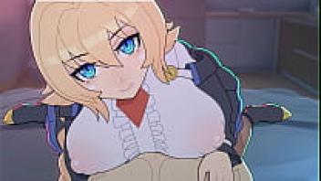 Blazblue Hentai's Es Huge Boobs