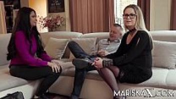 Mariska becomes a member of a sexy swinger pair.