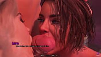 In public, a lustful stepmother is seen showing her love for her stepson! Threesome! - Santa County Life - 3D Hentai Animated Porn