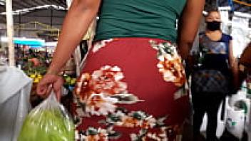 A teenager wearing culottes