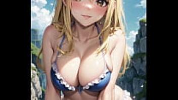 (3D AI-GENERATED ANIMATED) An ASMR sound of pussy masturbation is used by a beach chick to pursue a fantastic love! AI porn