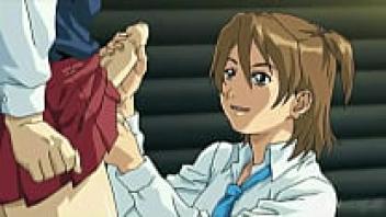 Hentai Uncensored: A Futanari student caught in love at the college