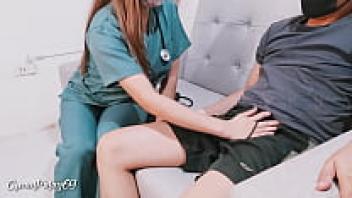The patient adores the Pinay nurse, who injects them with semen.
