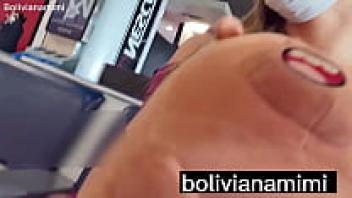 The airport does not have pantys. Watch the entire video at bolivianamimi.tv.