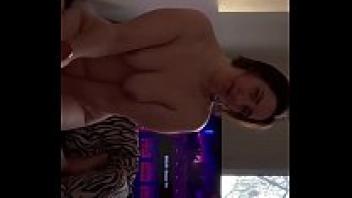 Sandra's first sex tape, candid