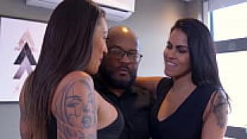 A couple requests a threesome from a call girl.