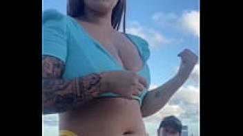 My hubby doesn't even realise that I'm flaunting myself to other men at the beach.