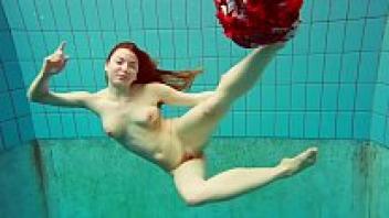 Marketa is a gorgeous teen beneath water.