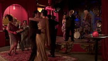 A sex scene with pornstars in a hot orgy group takes place in the 1920s.