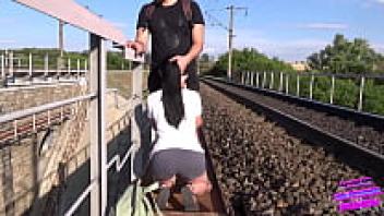 Part 1 of the outdoor amateur blowjob (free version)