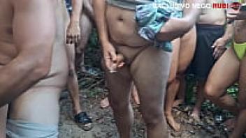 Seeing his wife give it to a few large jerks and to other people on the beach who were just watching her do it was Cuckold's dream.
