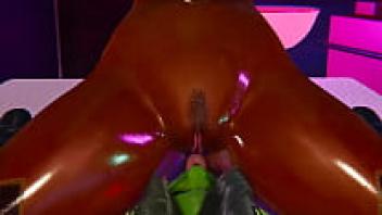 Futa, X Men, and She Hulk creampie Storm in 3D porn