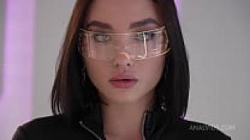 Cybernetic love with Cyber Shot 19 years old in a spacecraft