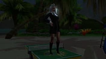 Nun on the Beach