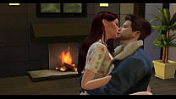 Simlish Dzire S2 E2 Sex Scene Only: Bored Girlfriend Sucks Lucky Boyfriend's Dick - 3D Hentai