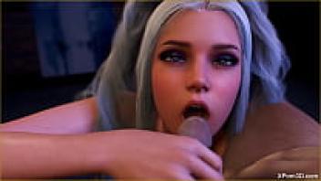 Teaser for 3D Porn: Busty Cute Babe Blowjob POV