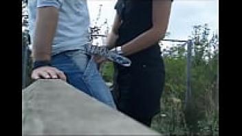 outdoor amateur blowjob
