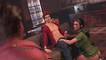 Life in Santa County: Cuckold Husband Watches His Wife Suck My Big Dick in 3D Hentai Animated Porn