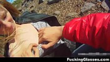 adoring Glasses-Casual Sex Teen Porn at Beach Soni Mall