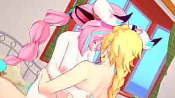 Genshin has an impact on hentai sex when Varesa eats cum for breakfast and swallows a dick.
