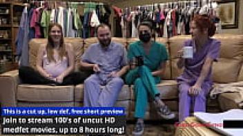 Nova Maverick, who is pregnant, finds a sex toy at the doctor's office, gets nosey, and has to masturbate in front of the doctors. @GirlsGoneGyno Reup