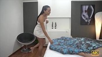 OLD4K. After a hot bath, hot sex