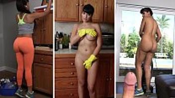 BANGBROS: My pipes are cleaned by the gorgeous Latin maid Mercedes Carrera!