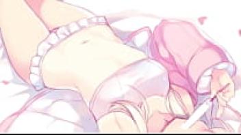 A hentai girl is making you turn on.