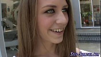 Teenage stepsister with fingers